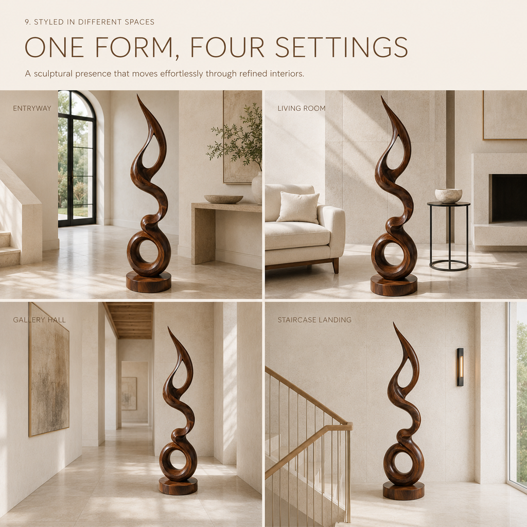 Rowan Hollow Form Sculpture - Design 009 - product image 10