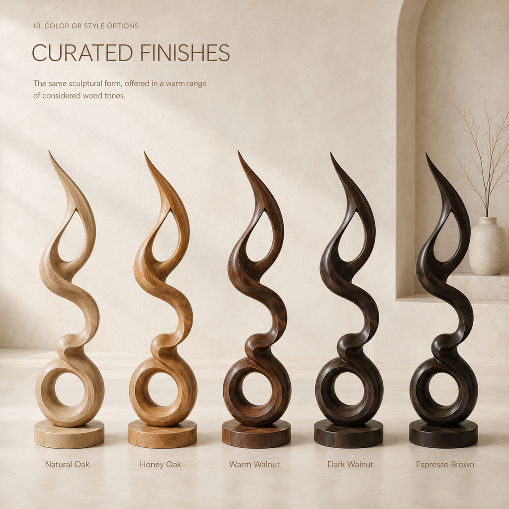 Rowan Hollow Form Sculpture - Design 009 - product image 11