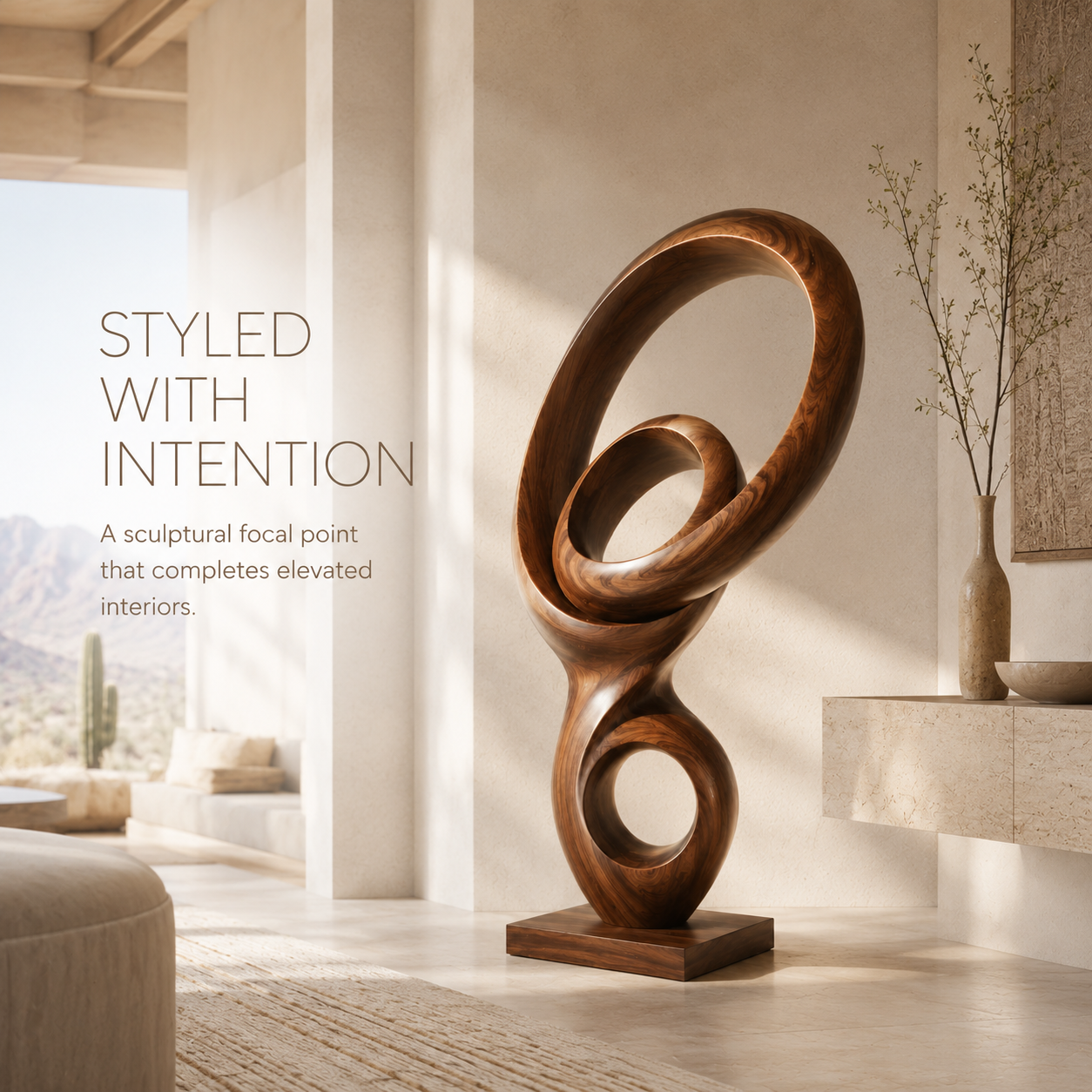 Brielle Sculptural Accent Object - Design 010 - product image 07