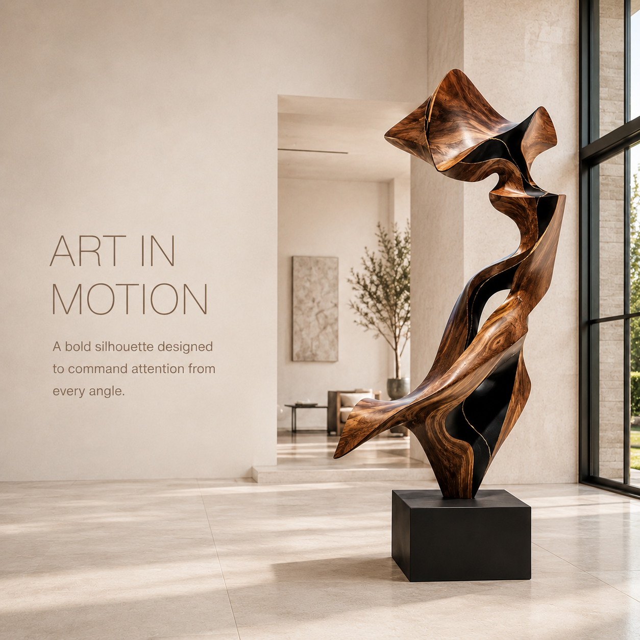 Selene Rounded Decor Sculpture - Design 012 - product image 03