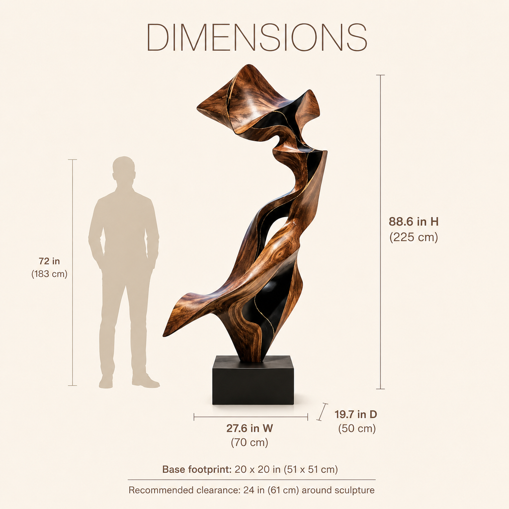 Selene Rounded Decor Sculpture - Design 012 - product image 08