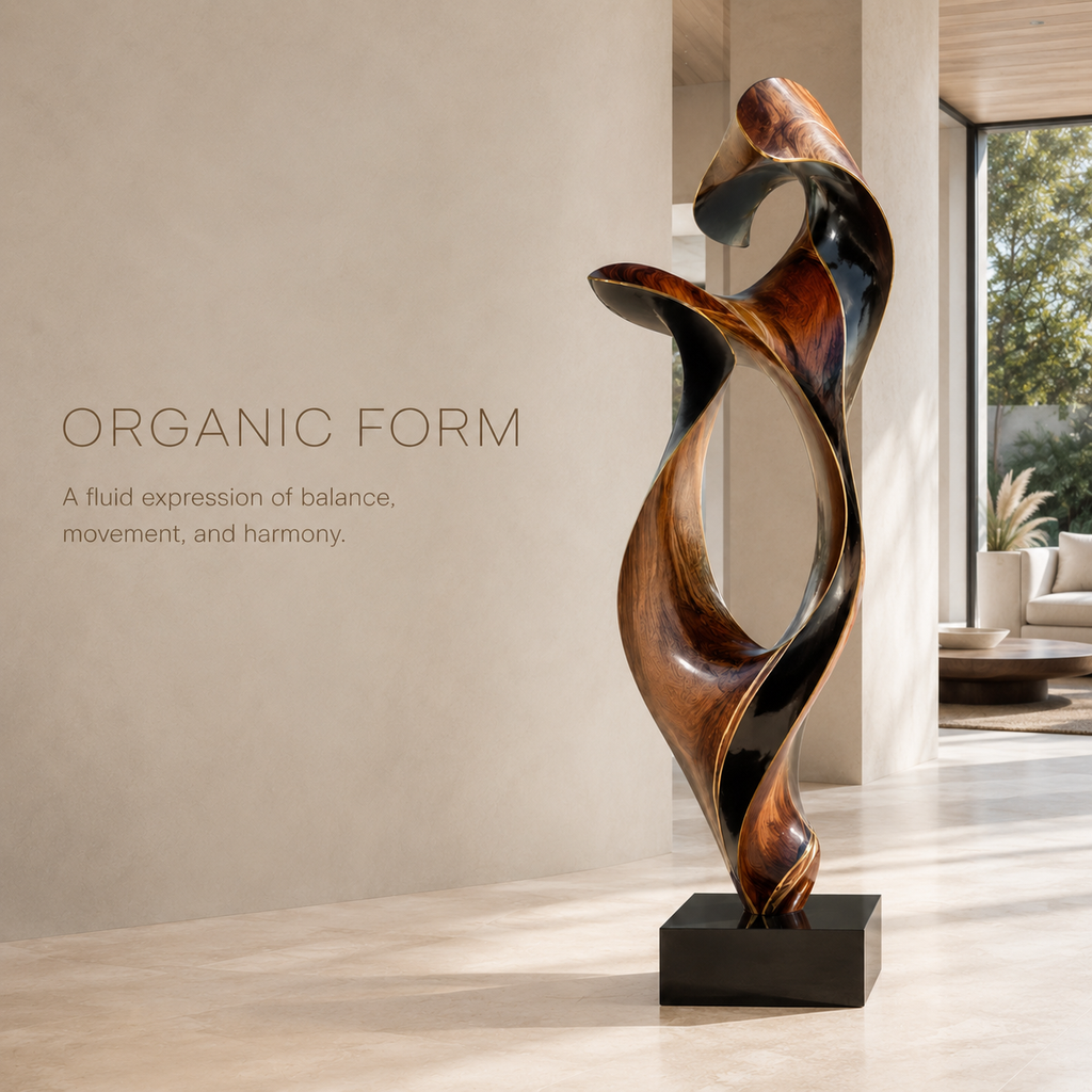 Arden Abstract Wood Sculpture - Design 013 - product image 04