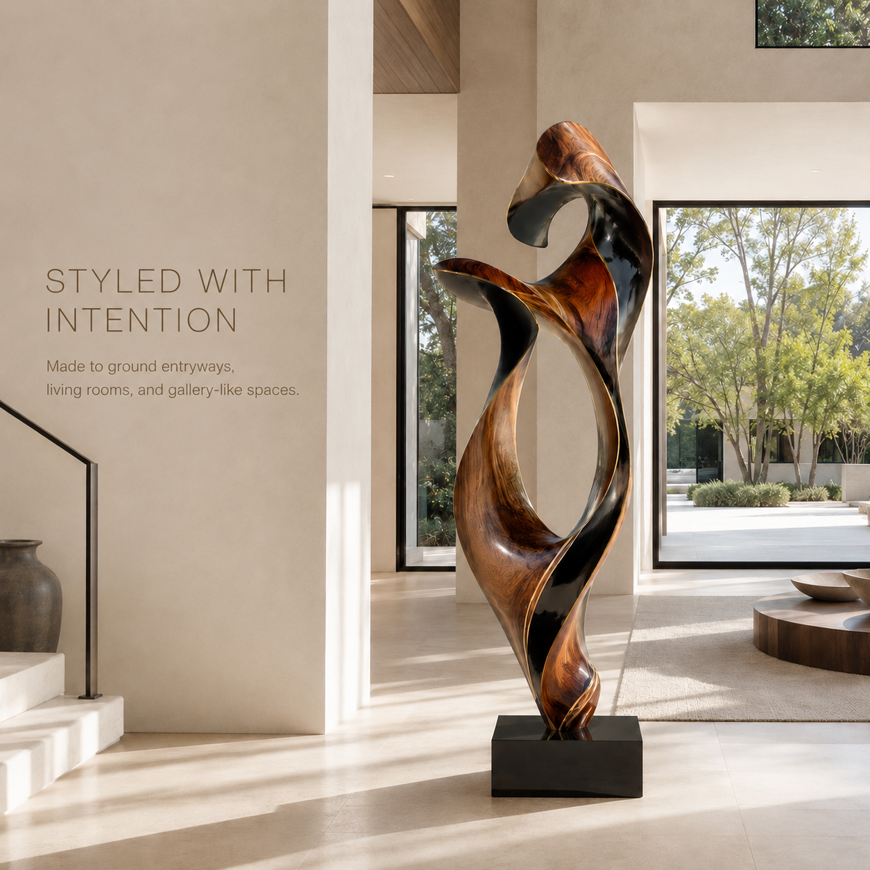 Arden Abstract Wood Sculpture - Design 013 - product image 05
