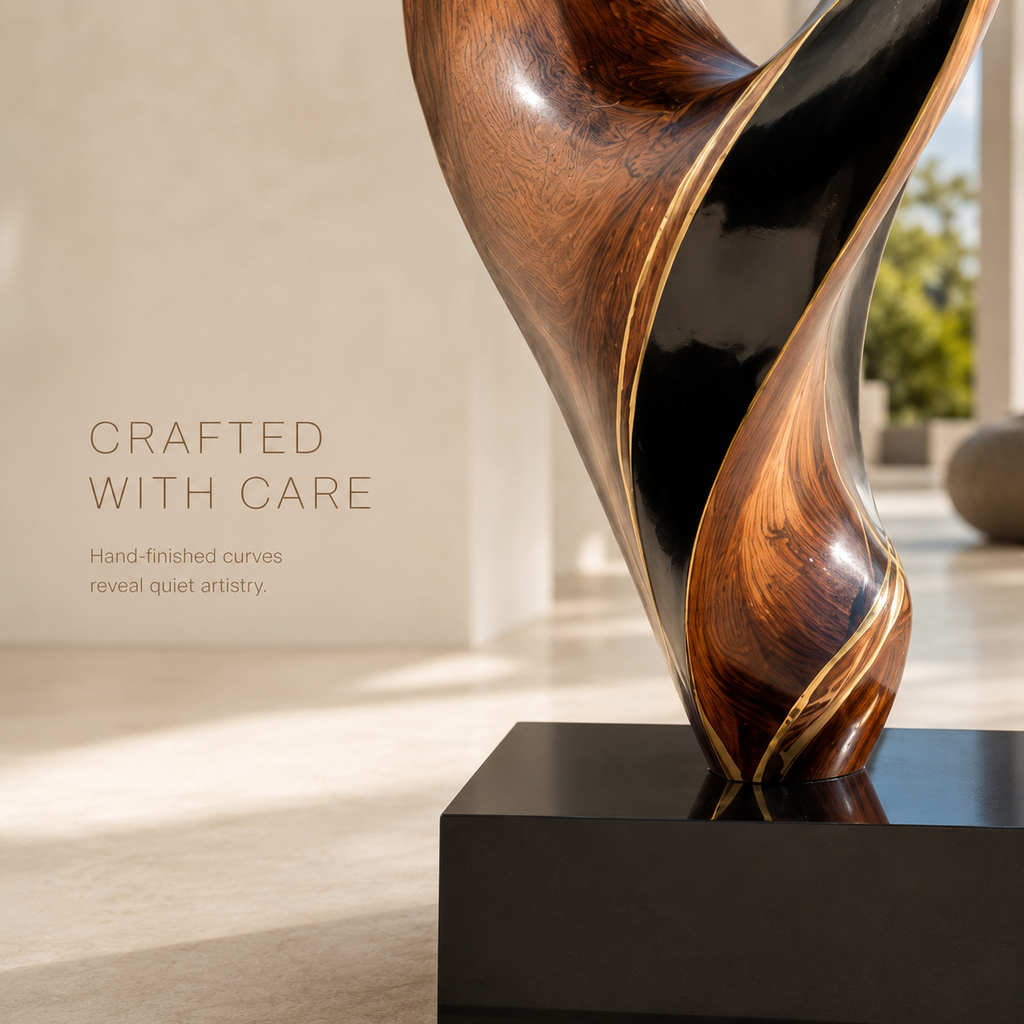 Arden Abstract Wood Sculpture - Design 013 - product image 07