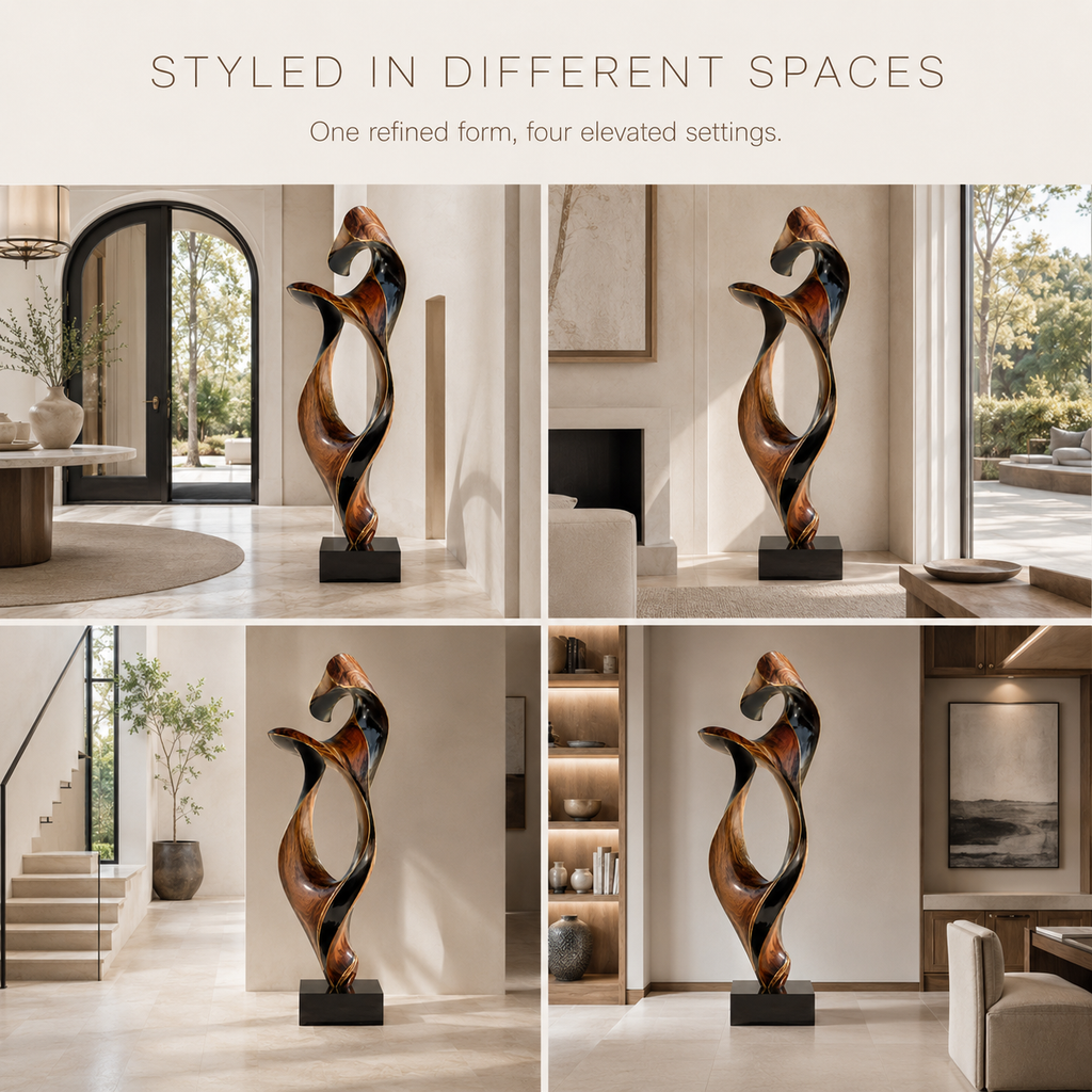Arden Abstract Wood Sculpture - Design 013 - product image 08