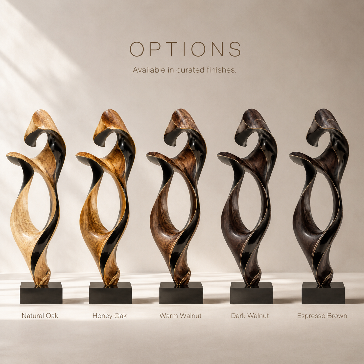 Arden Abstract Wood Sculpture - Design 013 - product image 11