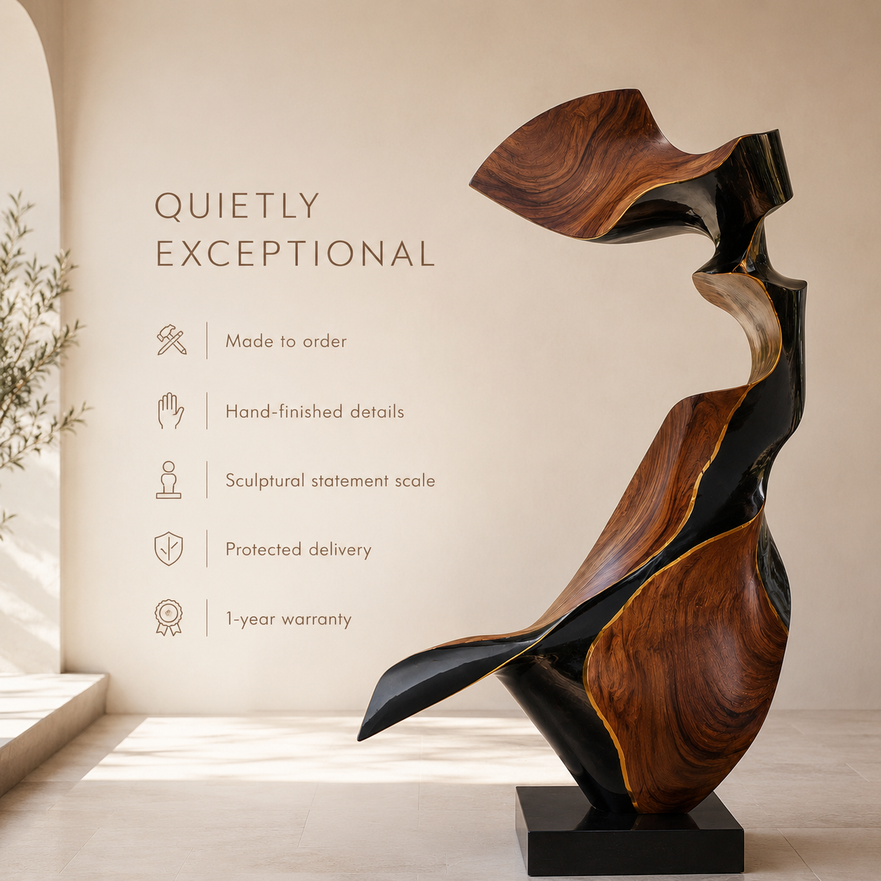 Mira Organic Table Sculpture - Design 014 - product image 10