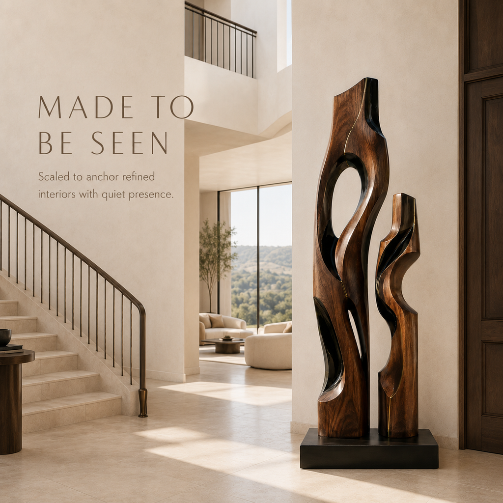 Veyra Modern Wood Sculpture - Design 018 - product image 04
