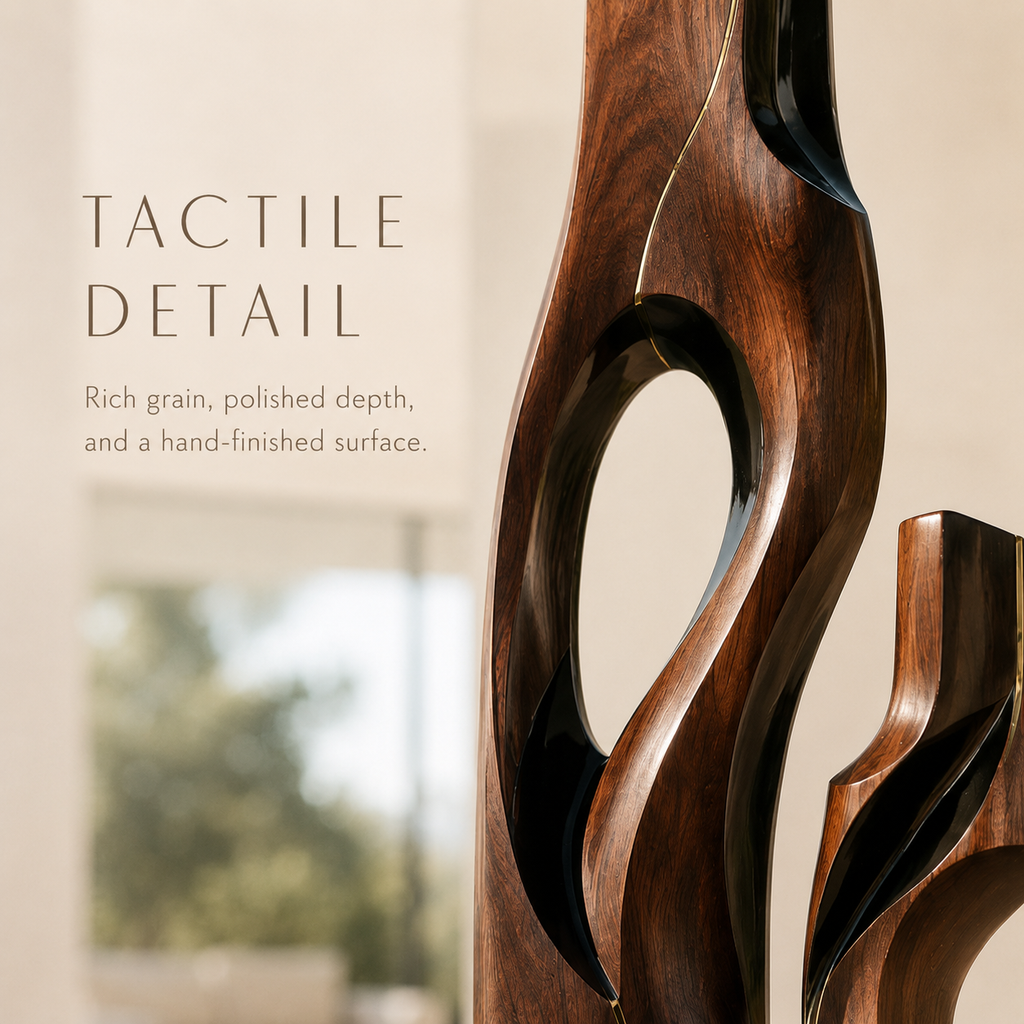 Veyra Modern Wood Sculpture - Design 018 - product image 05