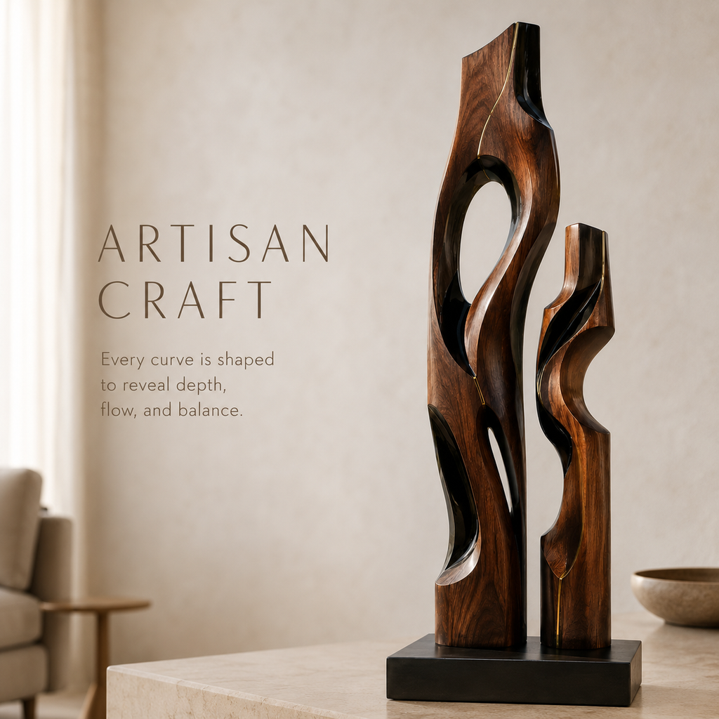 Veyra Modern Wood Sculpture - Design 018 - product image 06