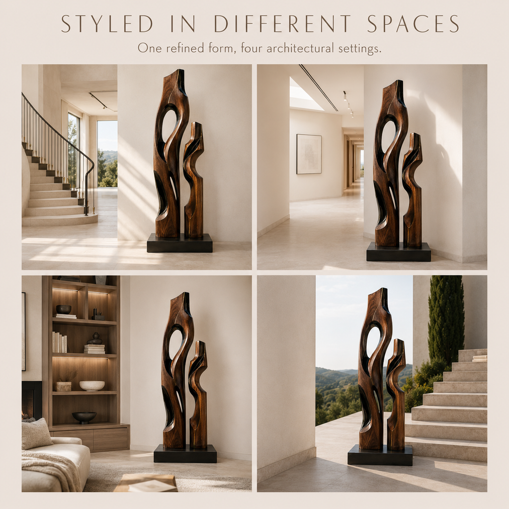 Veyra Modern Wood Sculpture - Design 018 - product image 10