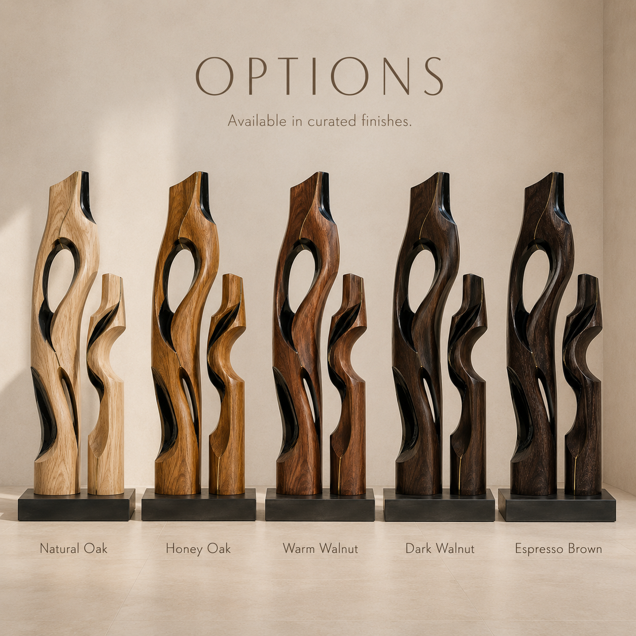 Veyra Modern Wood Sculpture - Design 018 - product image 11