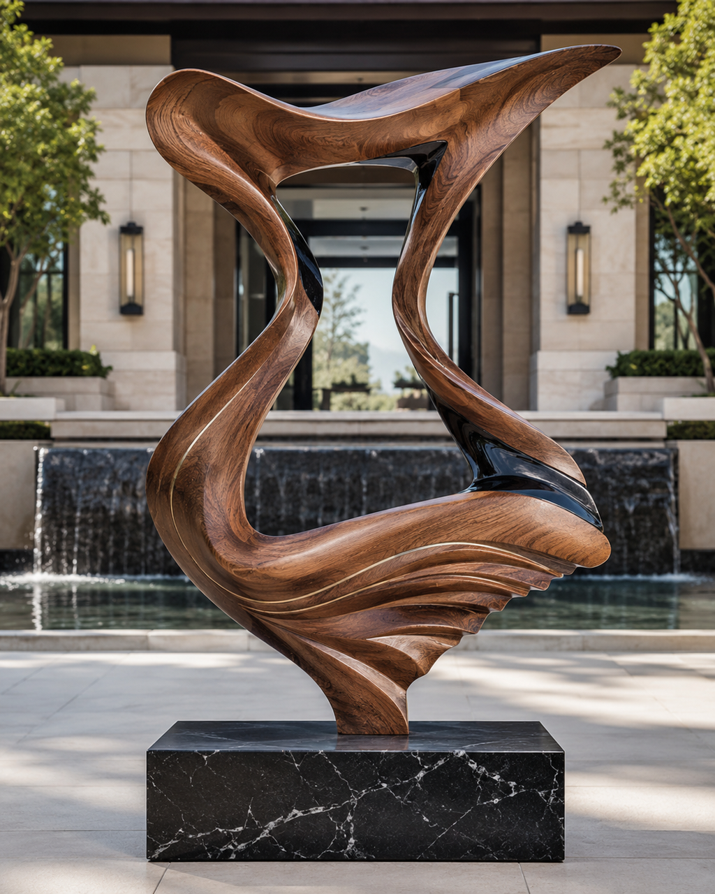 Liora Warm Abstract Sculpture - Design 020 - main view