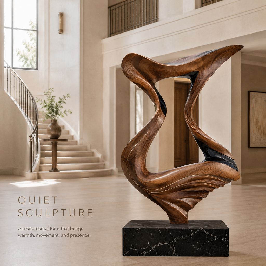 Liora Warm Abstract Sculpture - Design 020 - product image 02