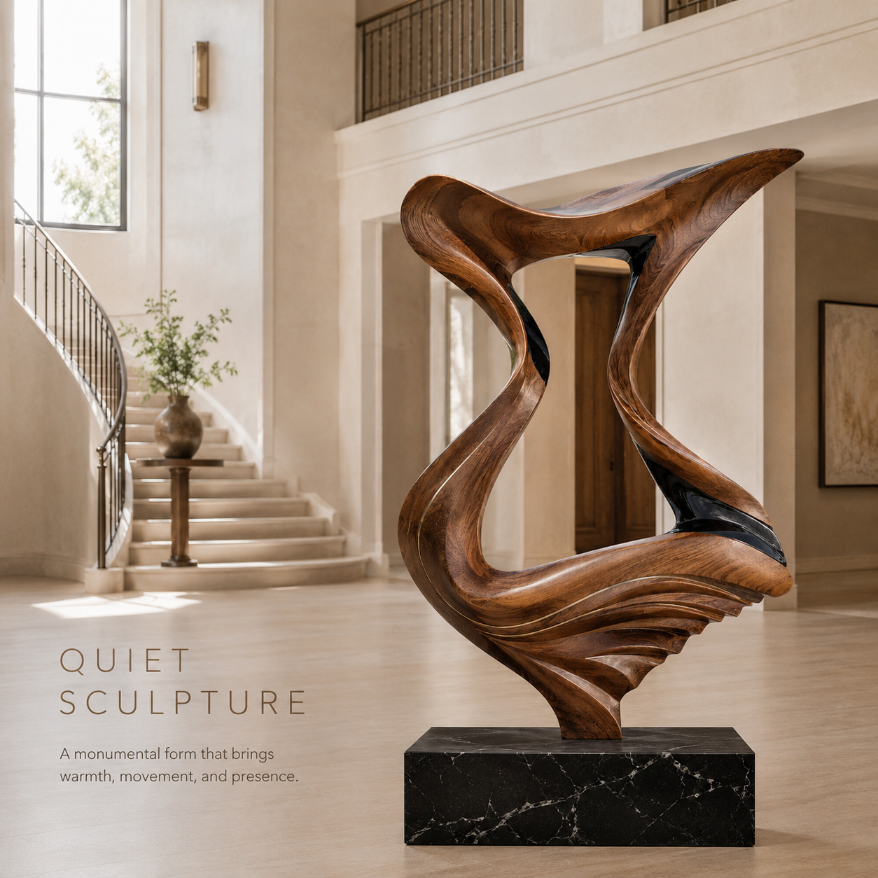 Liora Warm Abstract Sculpture - Design 020 - product image 02