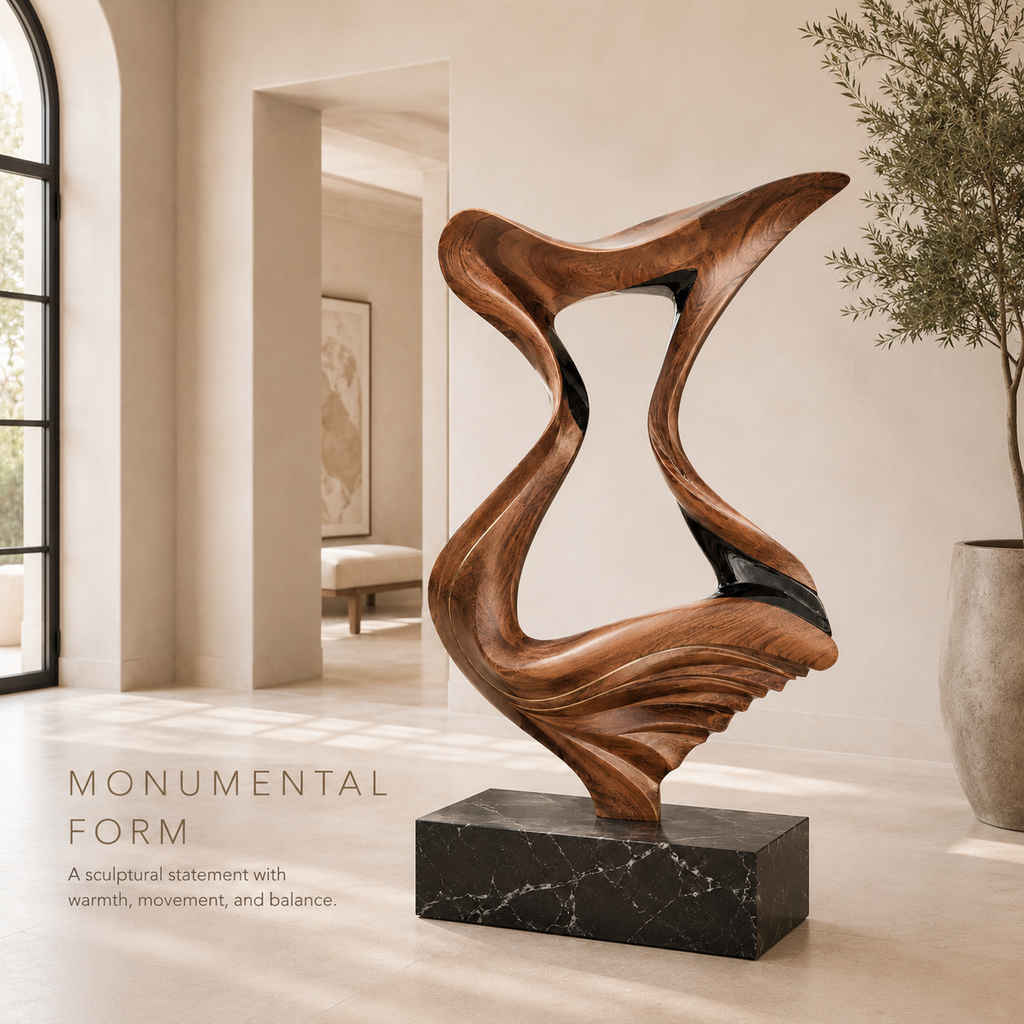 Liora Warm Abstract Sculpture - Design 020 - product image 03
