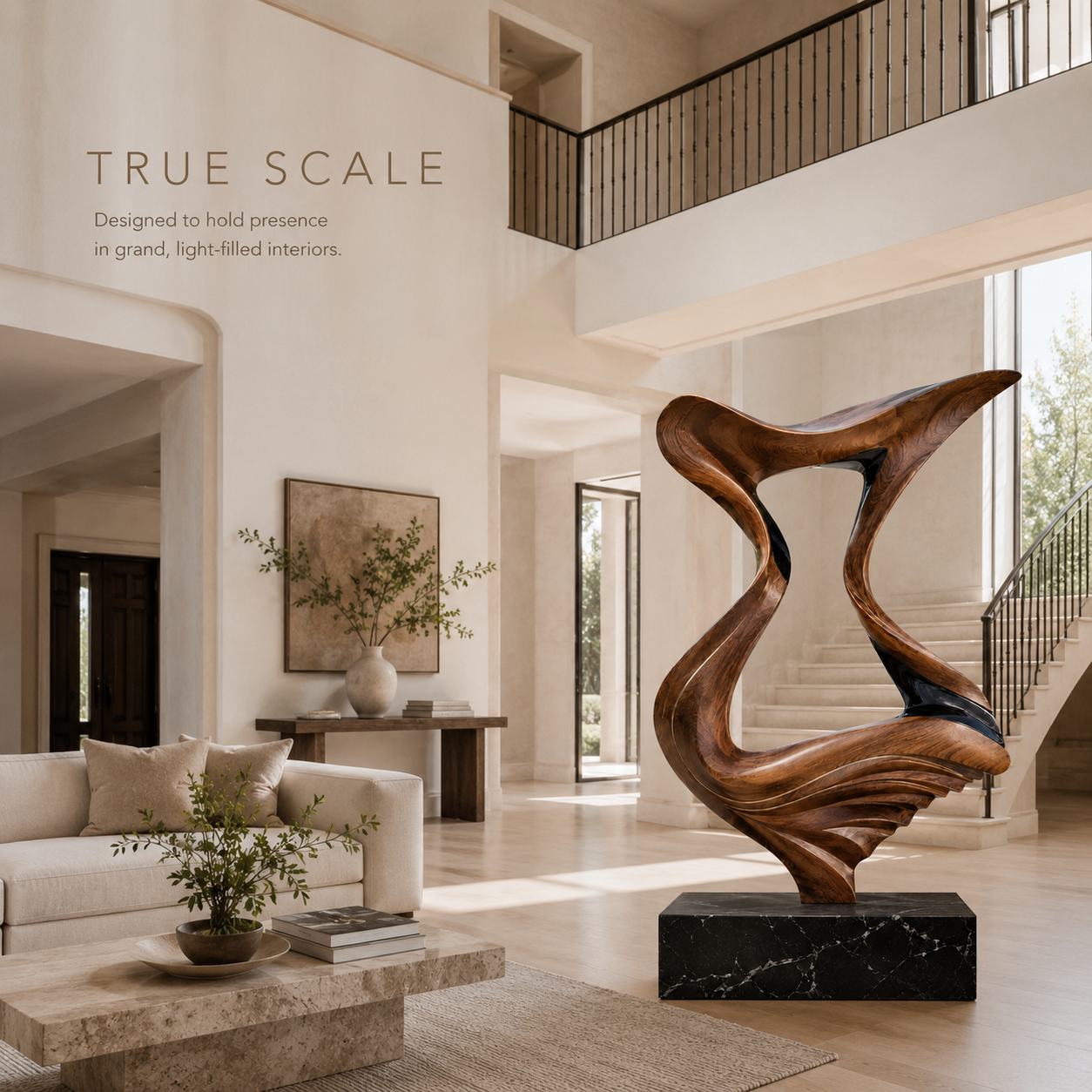 Liora Warm Abstract Sculpture - Design 020 - product image 04