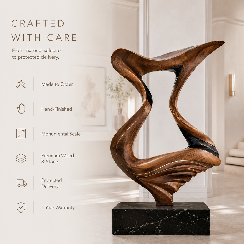 Liora Warm Abstract Sculpture - Design 020 - product image 09