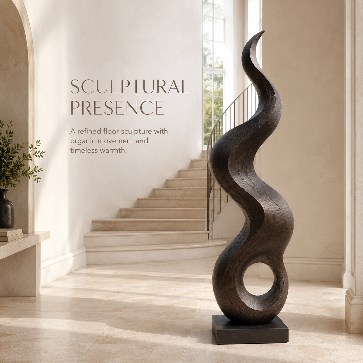 Rowan Hollow Form Sculpture - Design 021 - product image 02