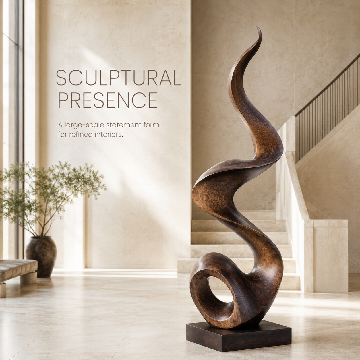 Brielle Sculptural Accent Object - Design 022 - product image 02