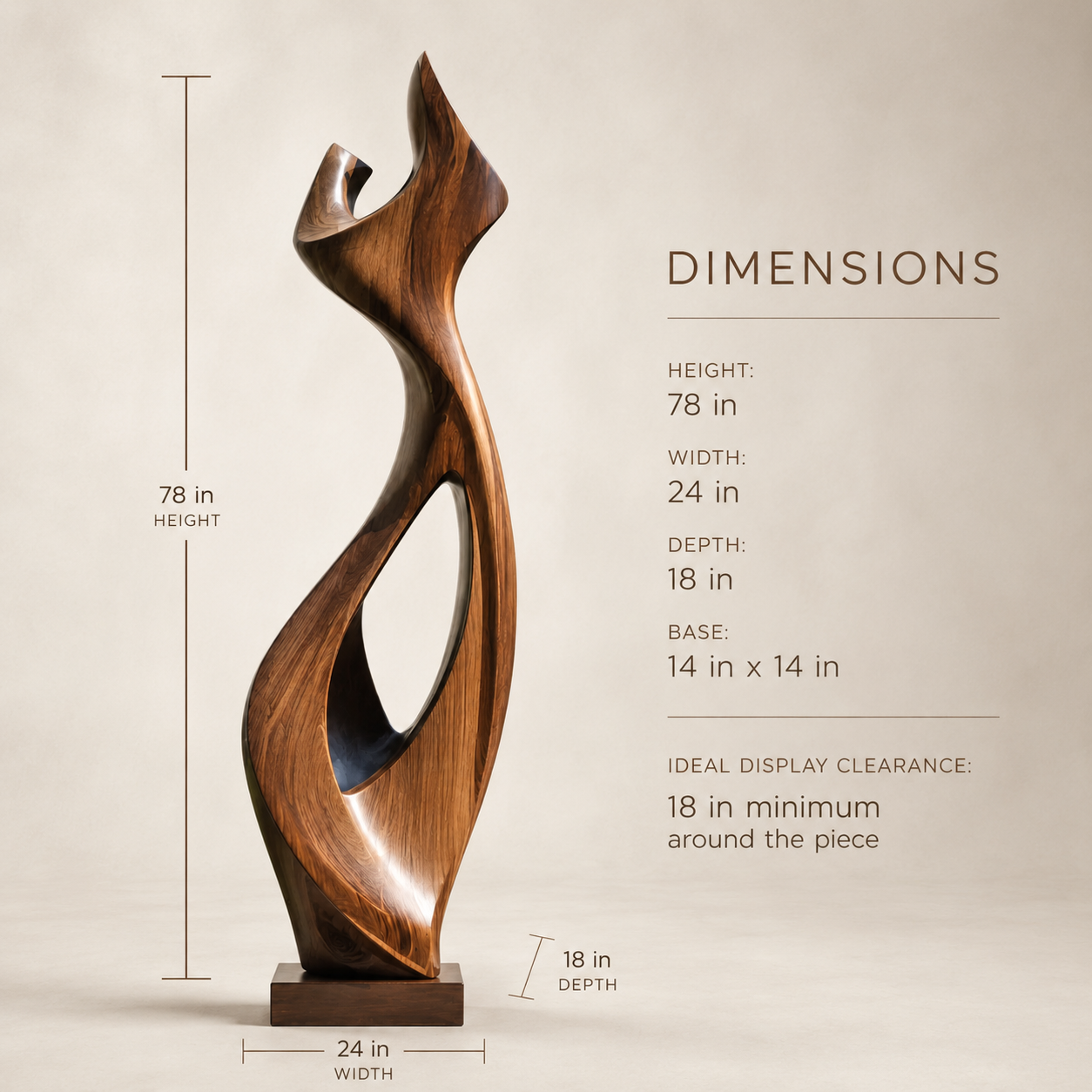 Orin Organic Modern Sculpture - Design 023 - product image 08