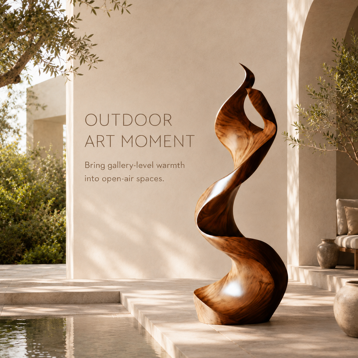 Rustic Mira Organic Table Sculpture - Design 025 - product image 07
