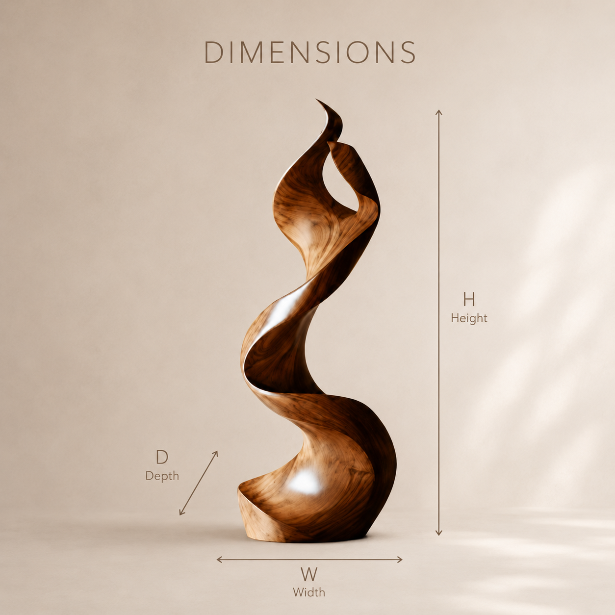 Rustic Mira Organic Table Sculpture - Design 025 - product image 08