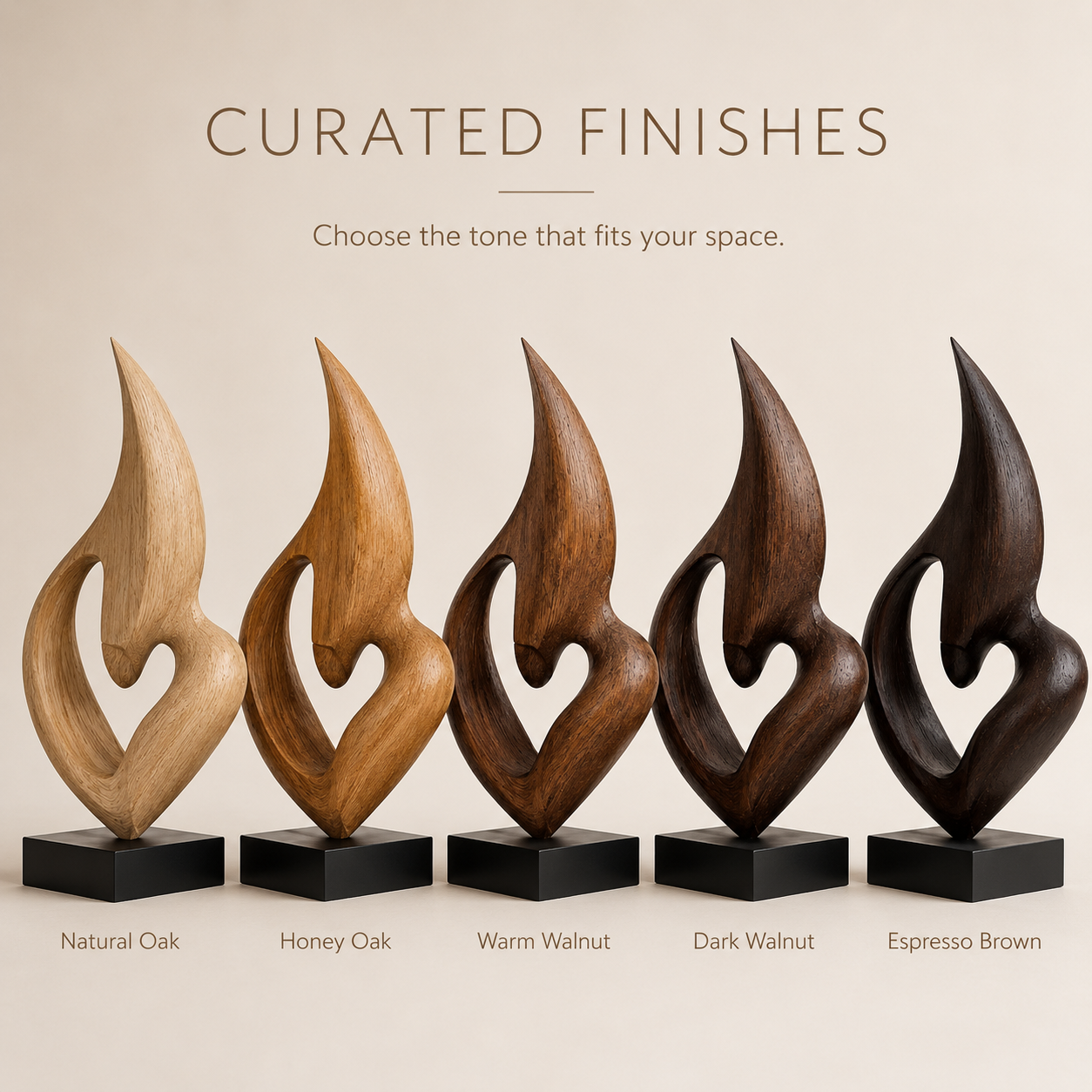 Rustic Soren Carved Abstract Sculpture - Design 027 - product image 11