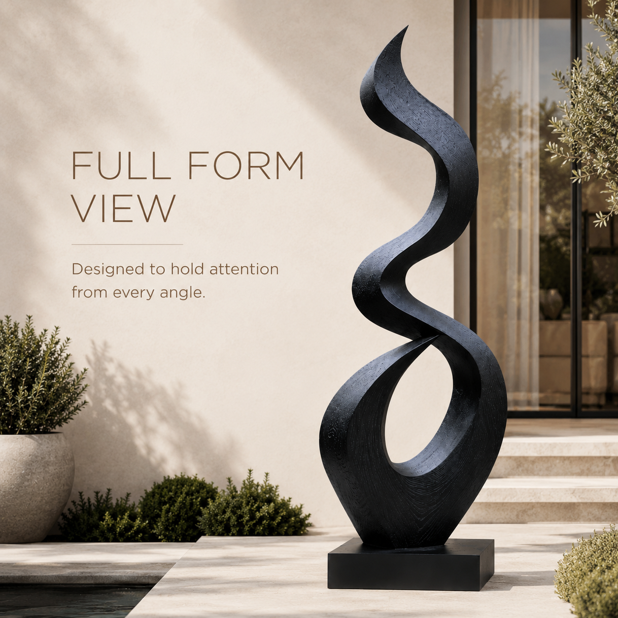 Rustic Elara Organic Form Sculpture - Design 028 - product image 03