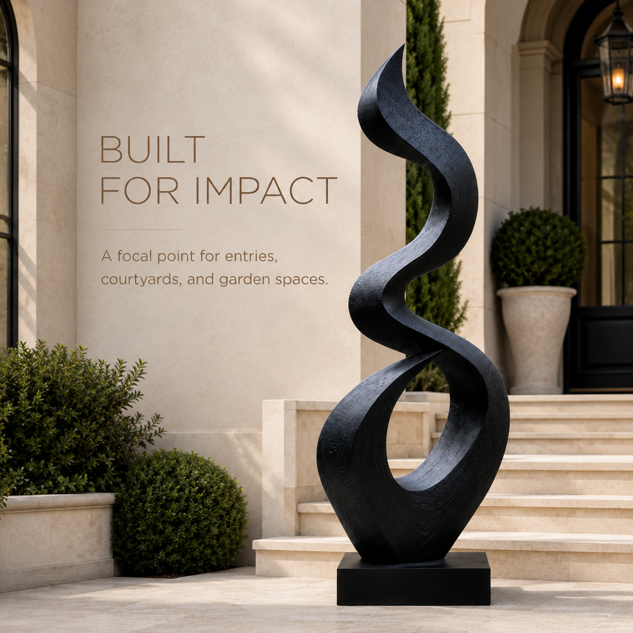Rustic Elara Organic Form Sculpture - Design 028 - product image 04