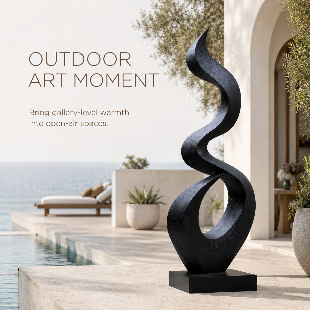 Rustic Elara Organic Form Sculpture - Design 028 - product image 07