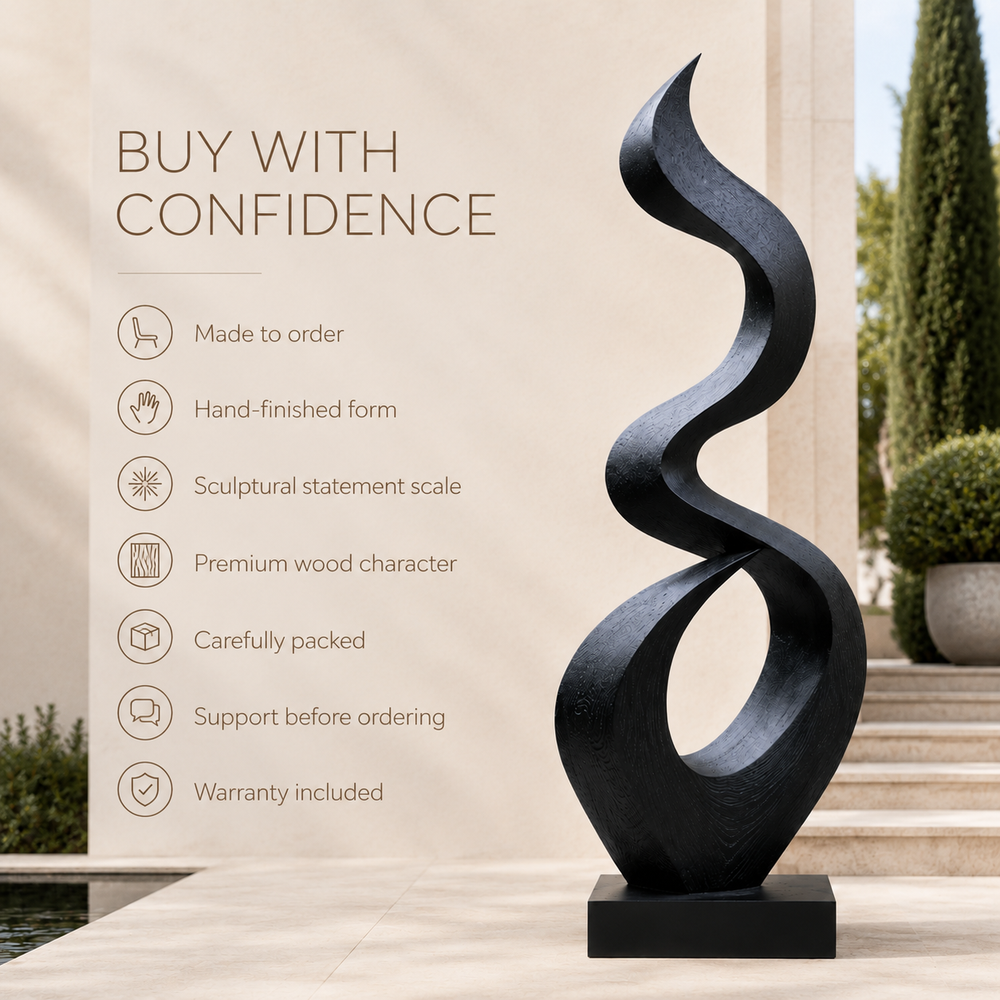 Rustic Elara Organic Form Sculpture - Design 028 - product image 09