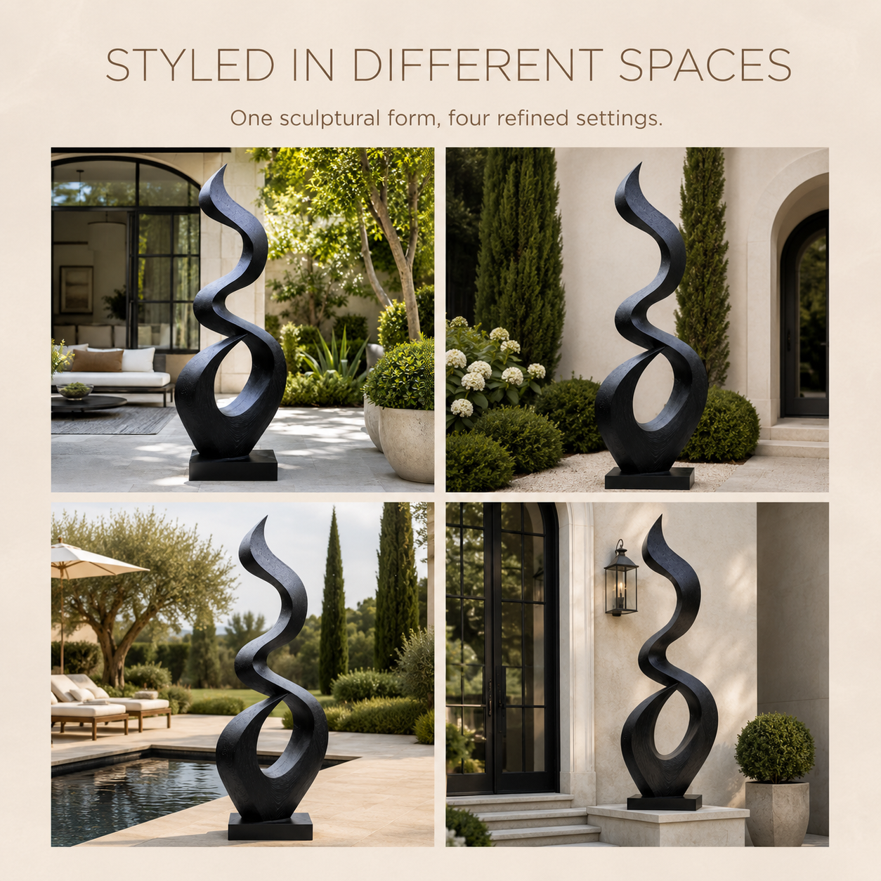 Rustic Elara Organic Form Sculpture - Design 028 - product image 10