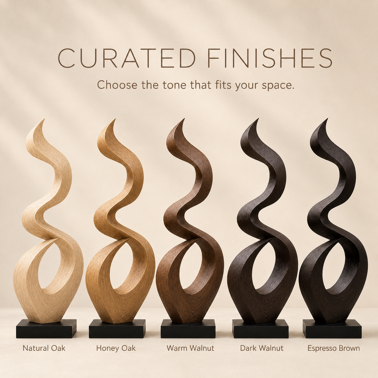Rustic Elara Organic Form Sculpture - Design 028 - product image 11