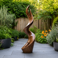 Rustic Veyra Modern Wood Sculpture - Design 029 - main view