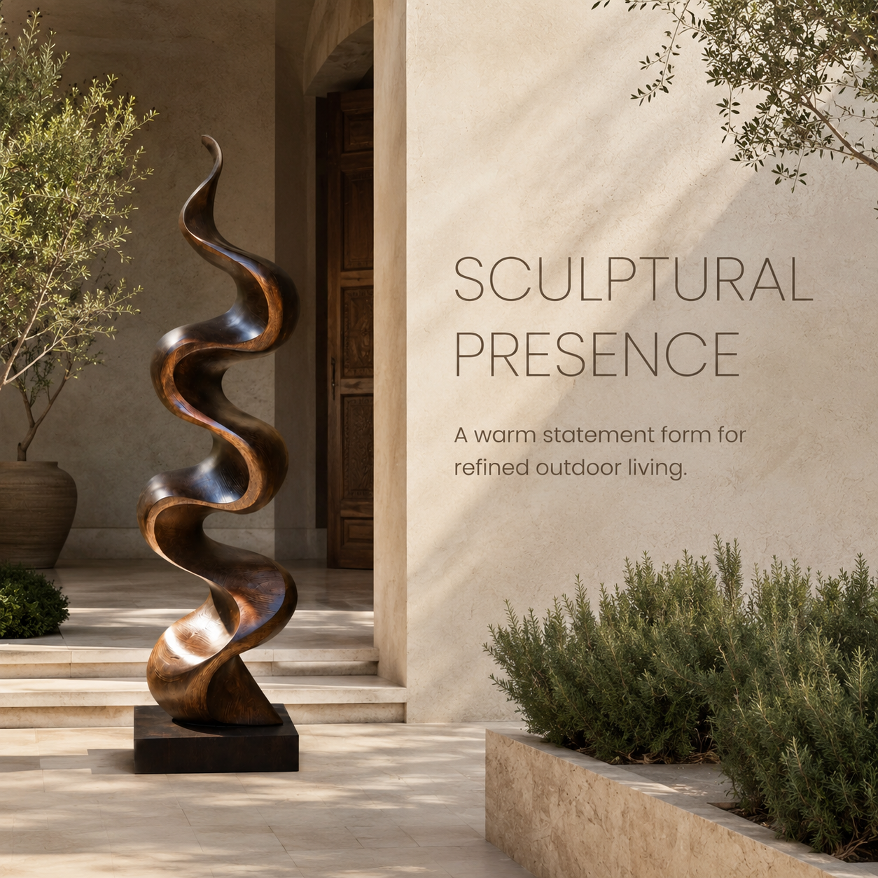 Rustic Nolan Gallery Shelf Sculpture - Design 030 - product image 02