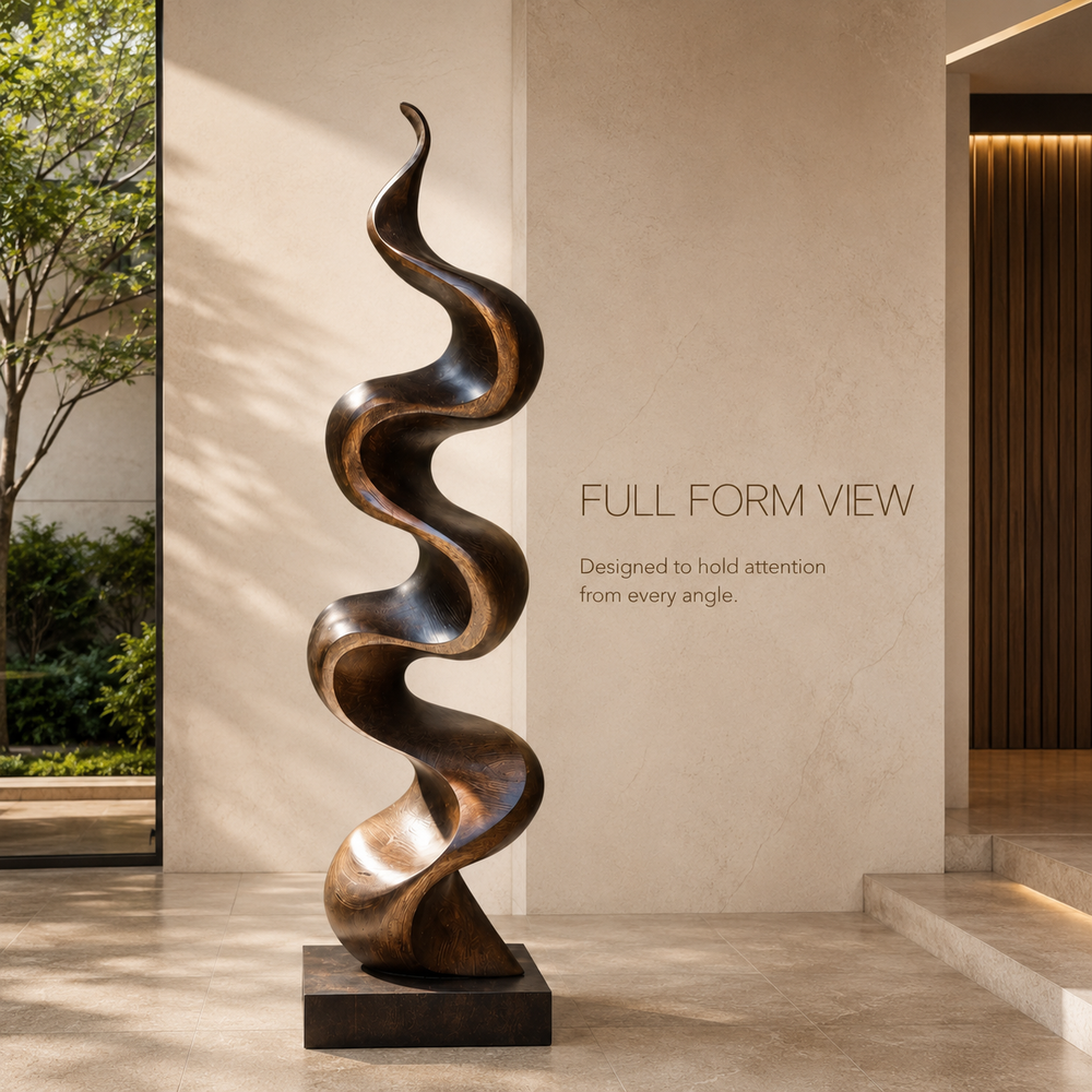 Rustic Nolan Gallery Shelf Sculpture - Design 030 - product image 03
