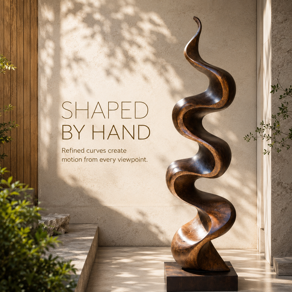 Rustic Nolan Gallery Shelf Sculpture - Design 030 - product image 06