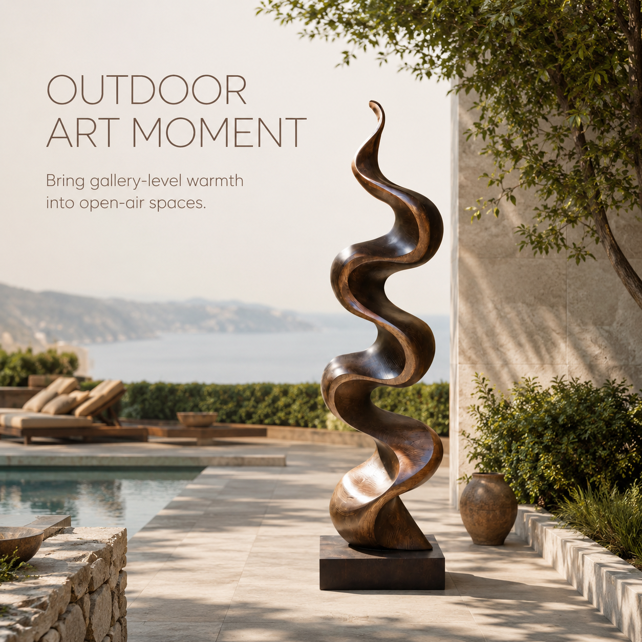 Rustic Nolan Gallery Shelf Sculpture - Design 030 - product image 07