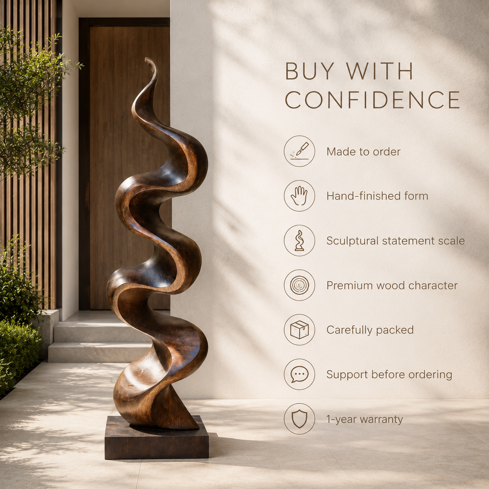 Rustic Nolan Gallery Shelf Sculpture - Design 030 - product image 09