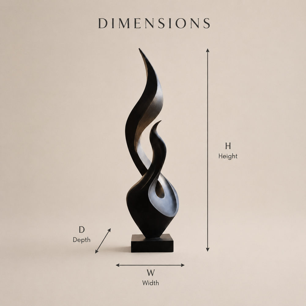 Rustic Liora Warm Abstract Sculpture - Design 031 - product image 08