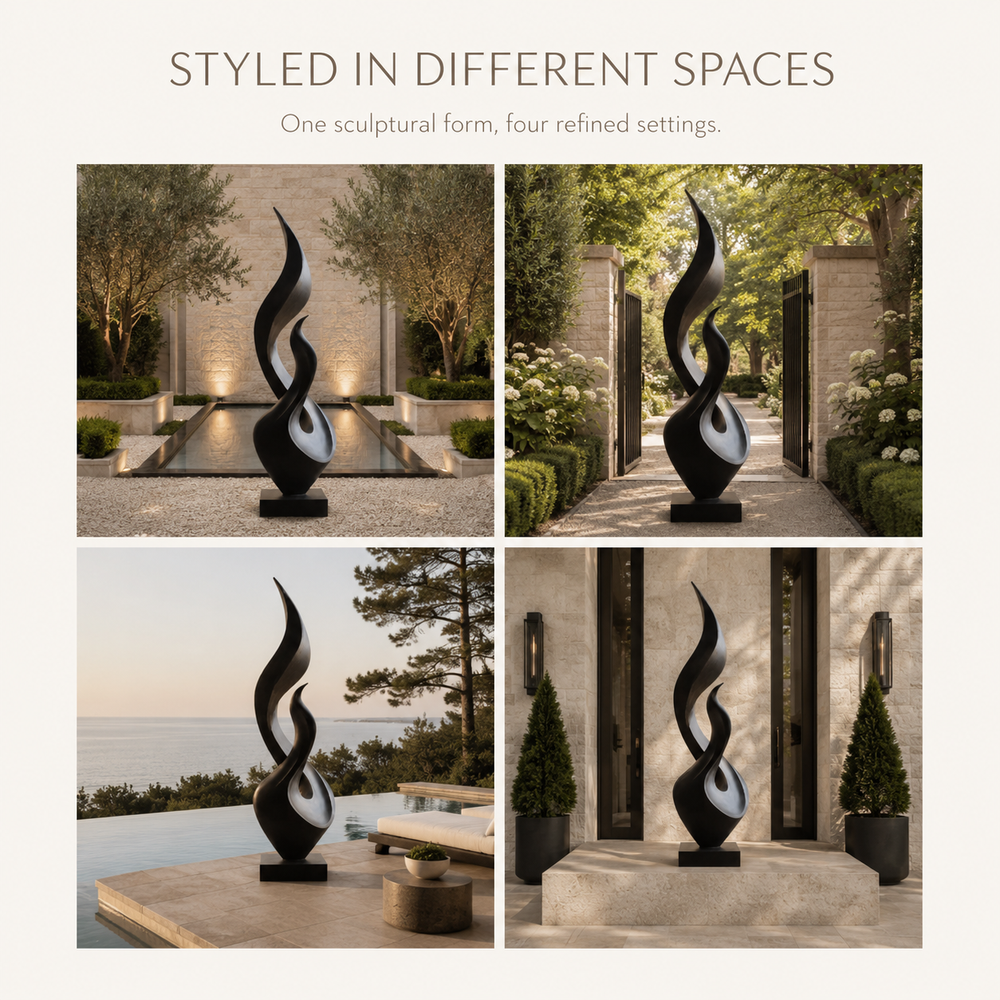 Rustic Liora Warm Abstract Sculpture - Design 031 - product image 10