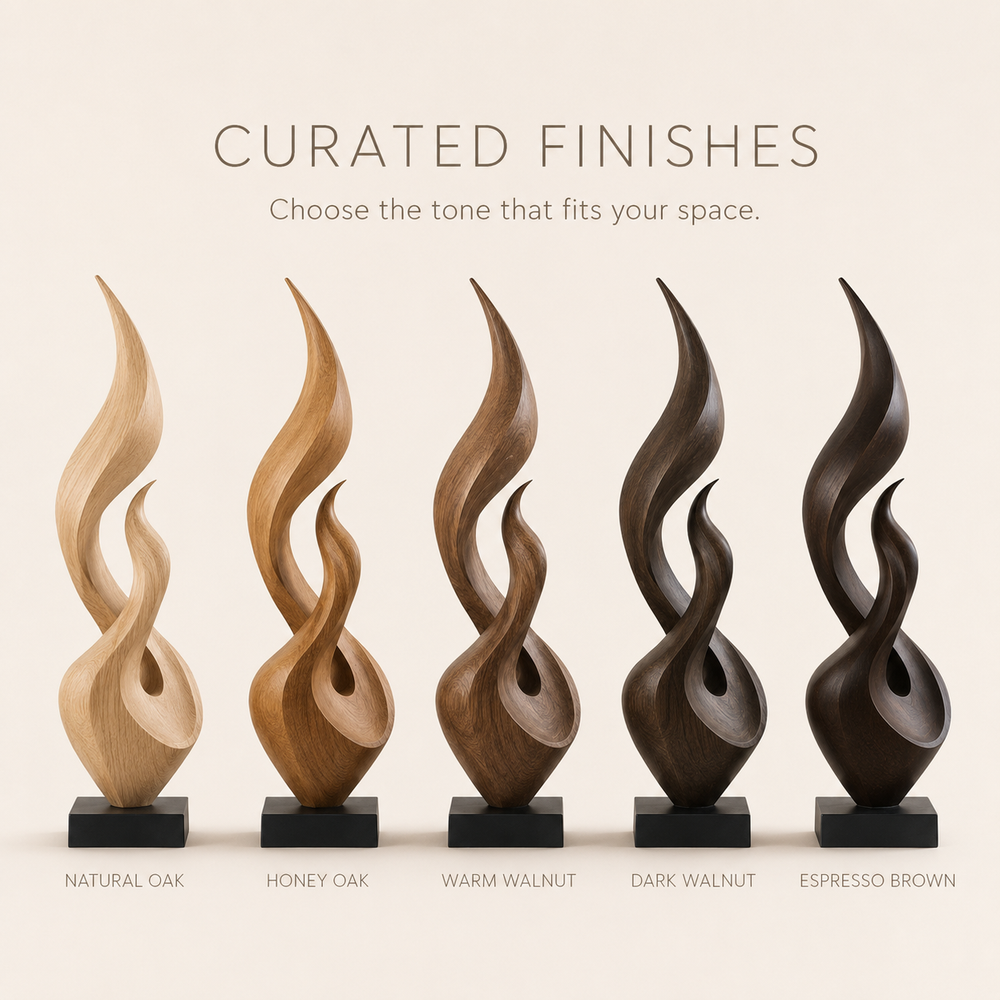 Rustic Liora Warm Abstract Sculpture - Design 031 - product image 11