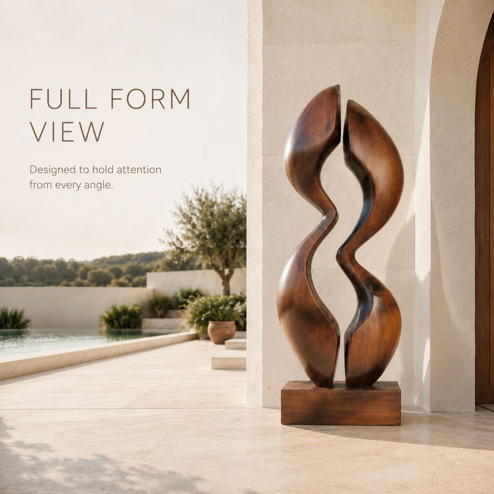 Rustic Rowan Hollow Form Sculpture - Design 032 - product image 03