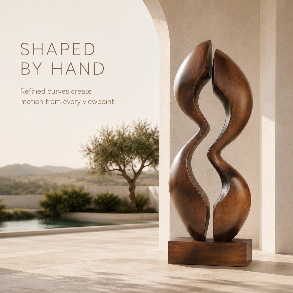 Rustic Rowan Hollow Form Sculpture - Design 032 - product image 06