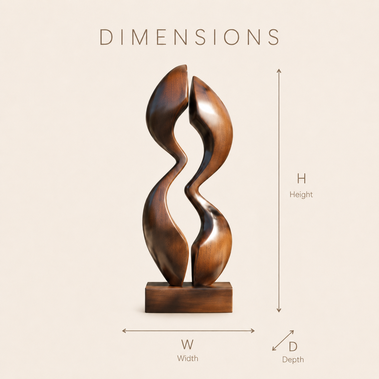 Rustic Rowan Hollow Form Sculpture - Design 032 - product image 08