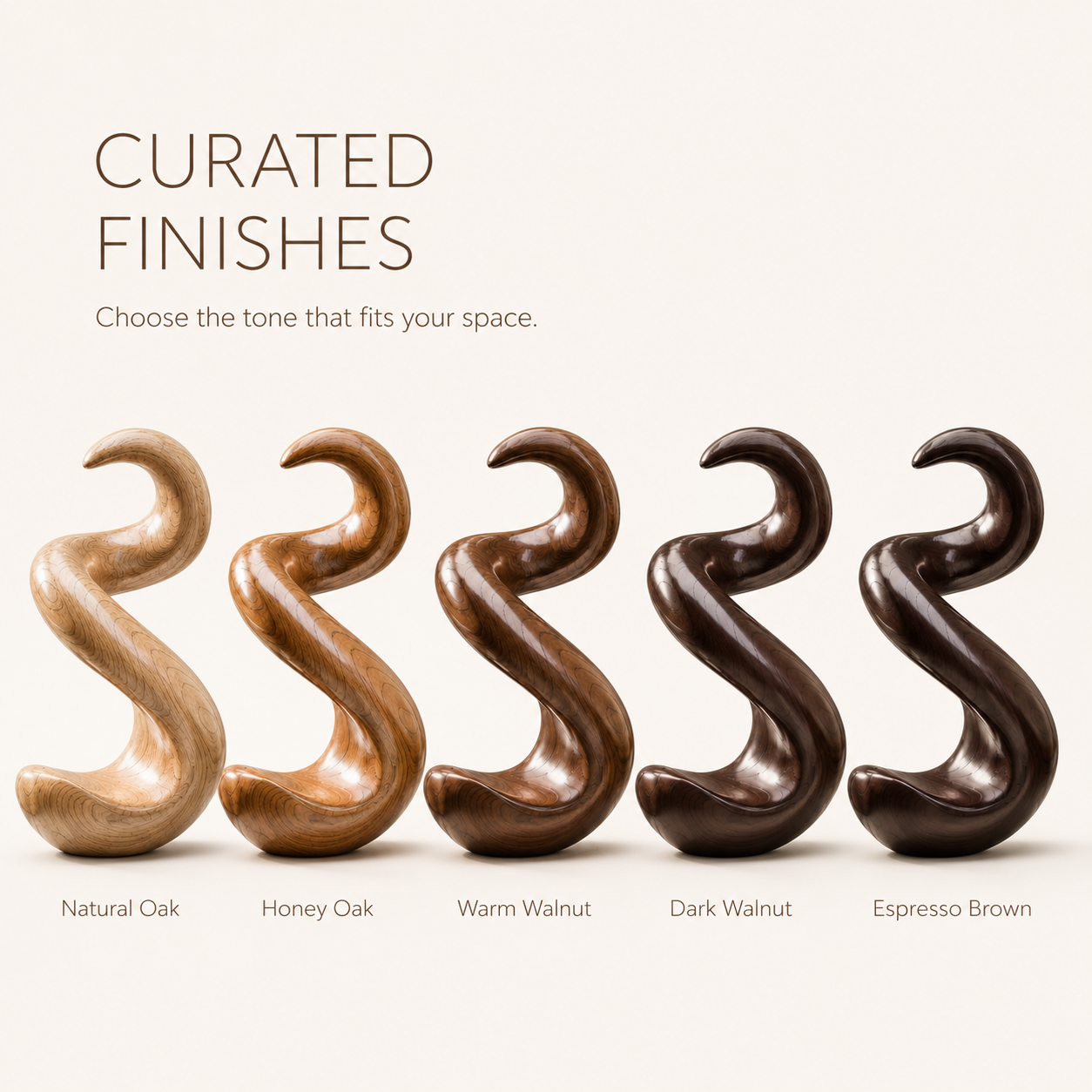 Rustic Arden Abstract Wood Sculpture - Design 034 - product image 11