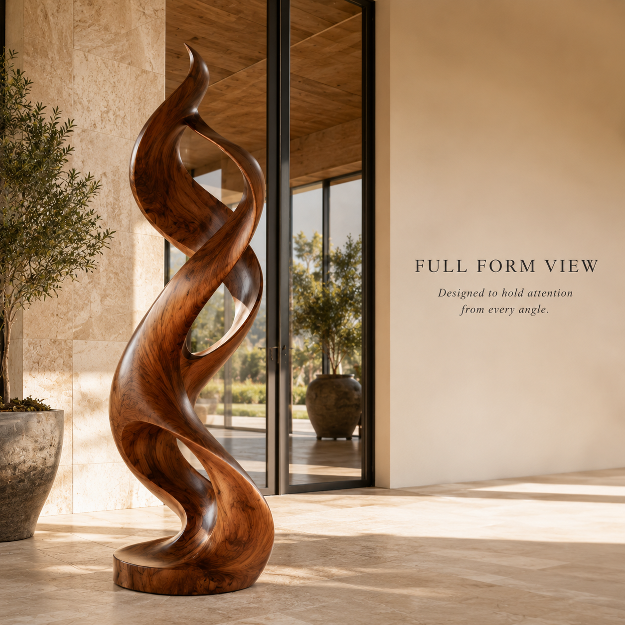 Rustic Mira Organic Table Sculpture - Design 035 - product image 03