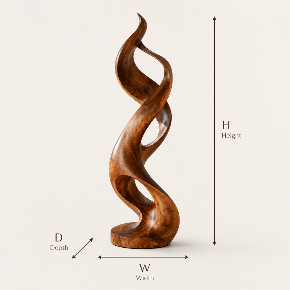 Rustic Mira Organic Table Sculpture - Design 035 - product image 08