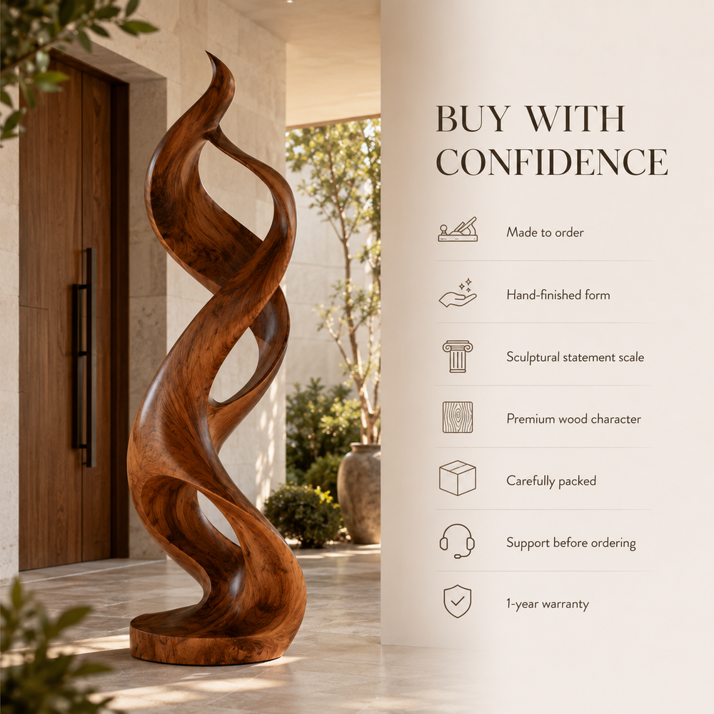 Rustic Mira Organic Table Sculpture - Design 035 - product image 09